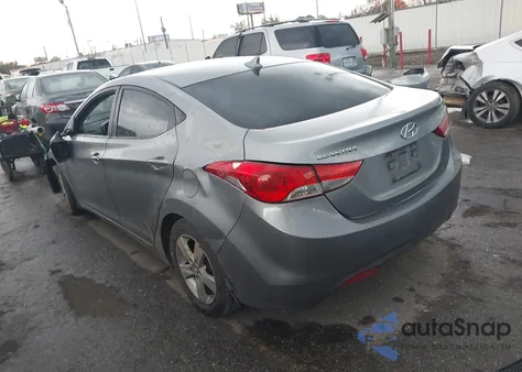 2013 Hyundai Elantra Gls из США, поврежденный, VIN KMHDH4AE4DU905086